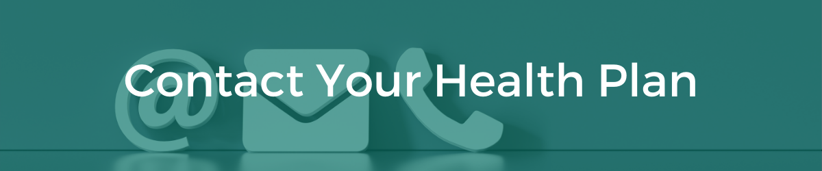 Contact Your Health Plan header