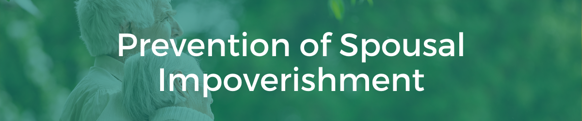 Prevention of Spousal Impoverishment header