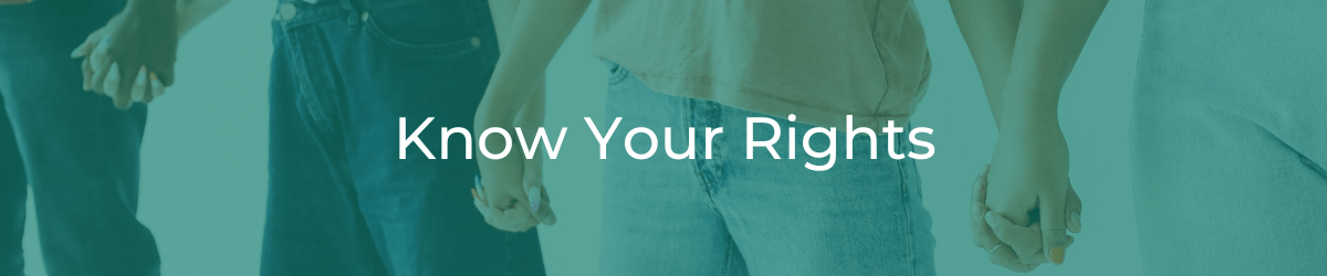 Know Your Rights Header