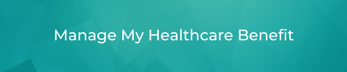 Manage My Healthcare Benefit header