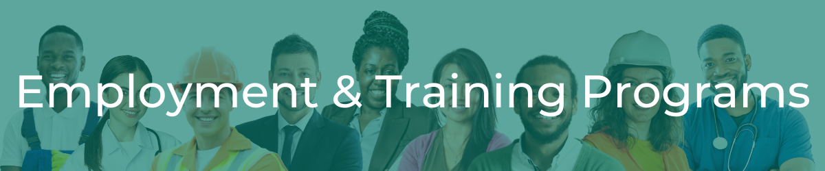 Employment & Training header